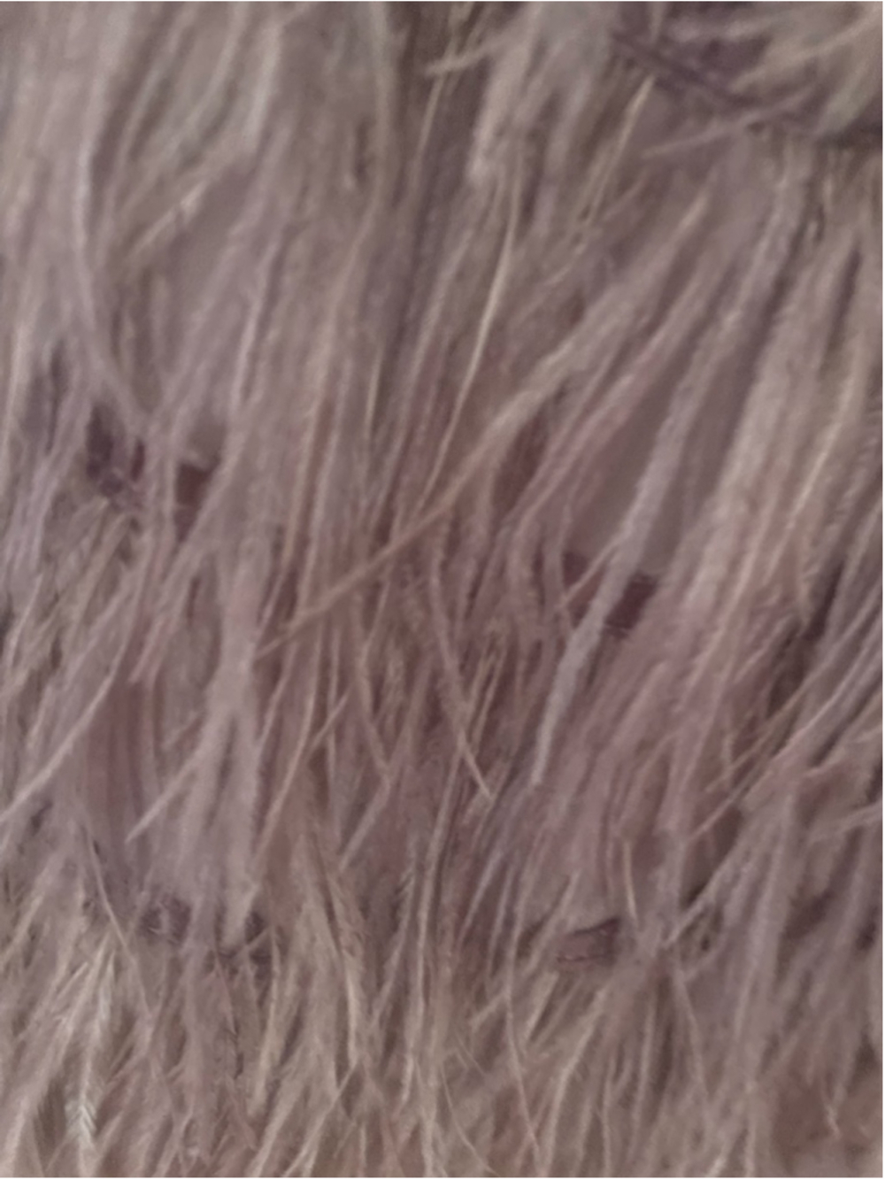 Women's GRACIA Mauve Feathered Top , Size S - Picture 3 of 8
